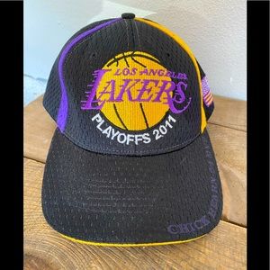 Lakers Playoff Hat 2011 MVP 24 - Chick Hearn on Brim The Corps